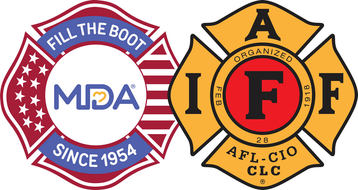 MDA and IAFF logos.